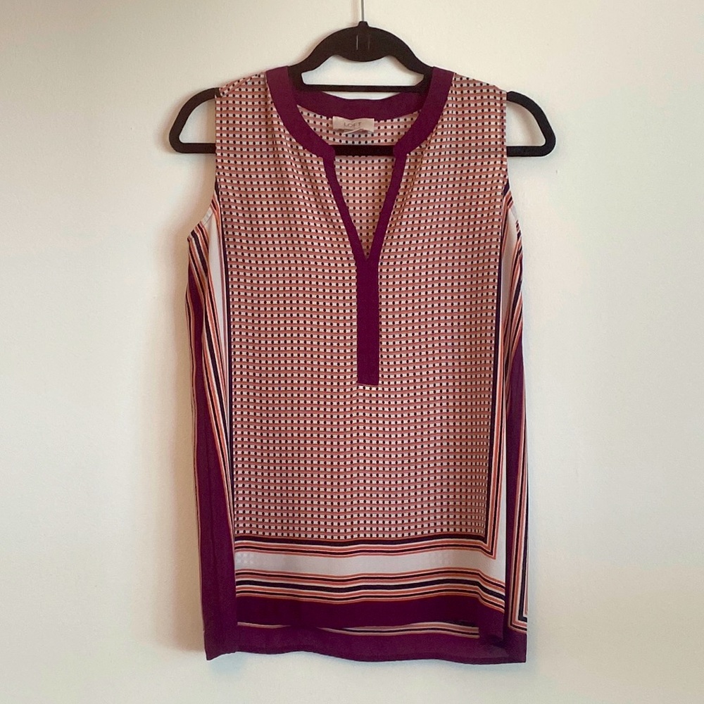 LOFT Sleeveless Top, Size XS